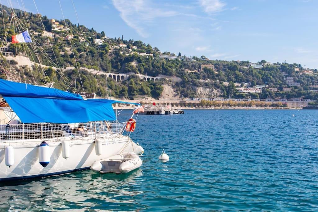 #40 Bright Sea View Suite For 6 2Mins Walk Port & Sea Villefranche-sur-Mer Ngoại thất bức ảnh