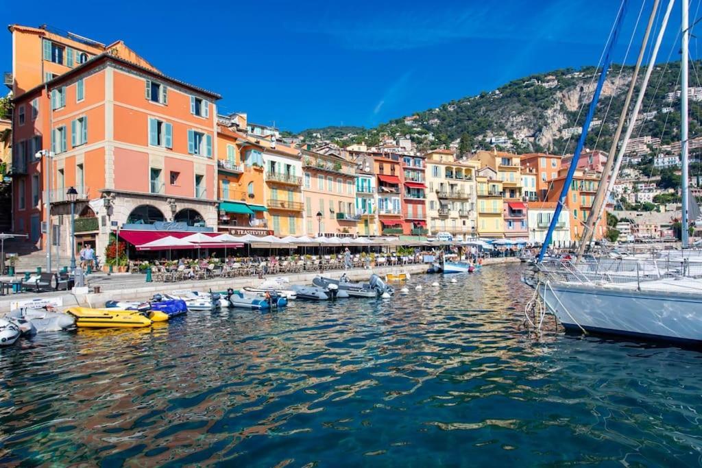 #40 Bright Sea View Suite For 6 2Mins Walk Port & Sea Villefranche-sur-Mer Ngoại thất bức ảnh