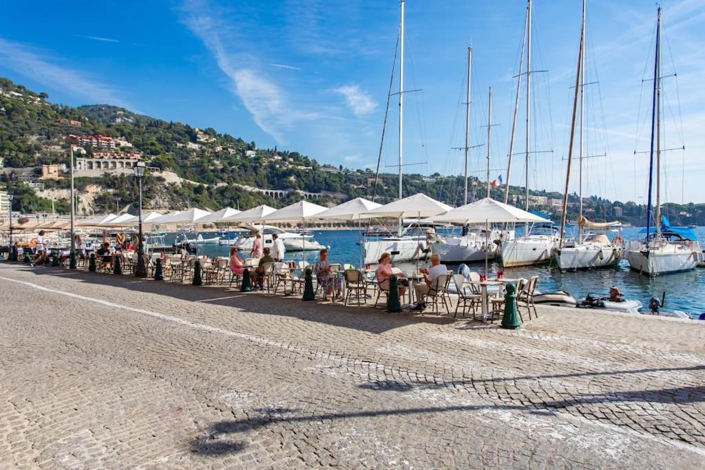 #40 Bright Sea View Suite For 6 2Mins Walk Port & Sea Villefranche-sur-Mer Ngoại thất bức ảnh